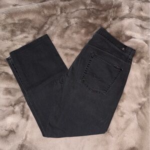 7 For All Mankind Gray Denim Jeans